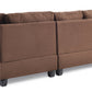 Malone G632B-SC Sectional (Without Ottoman) - Chocolate