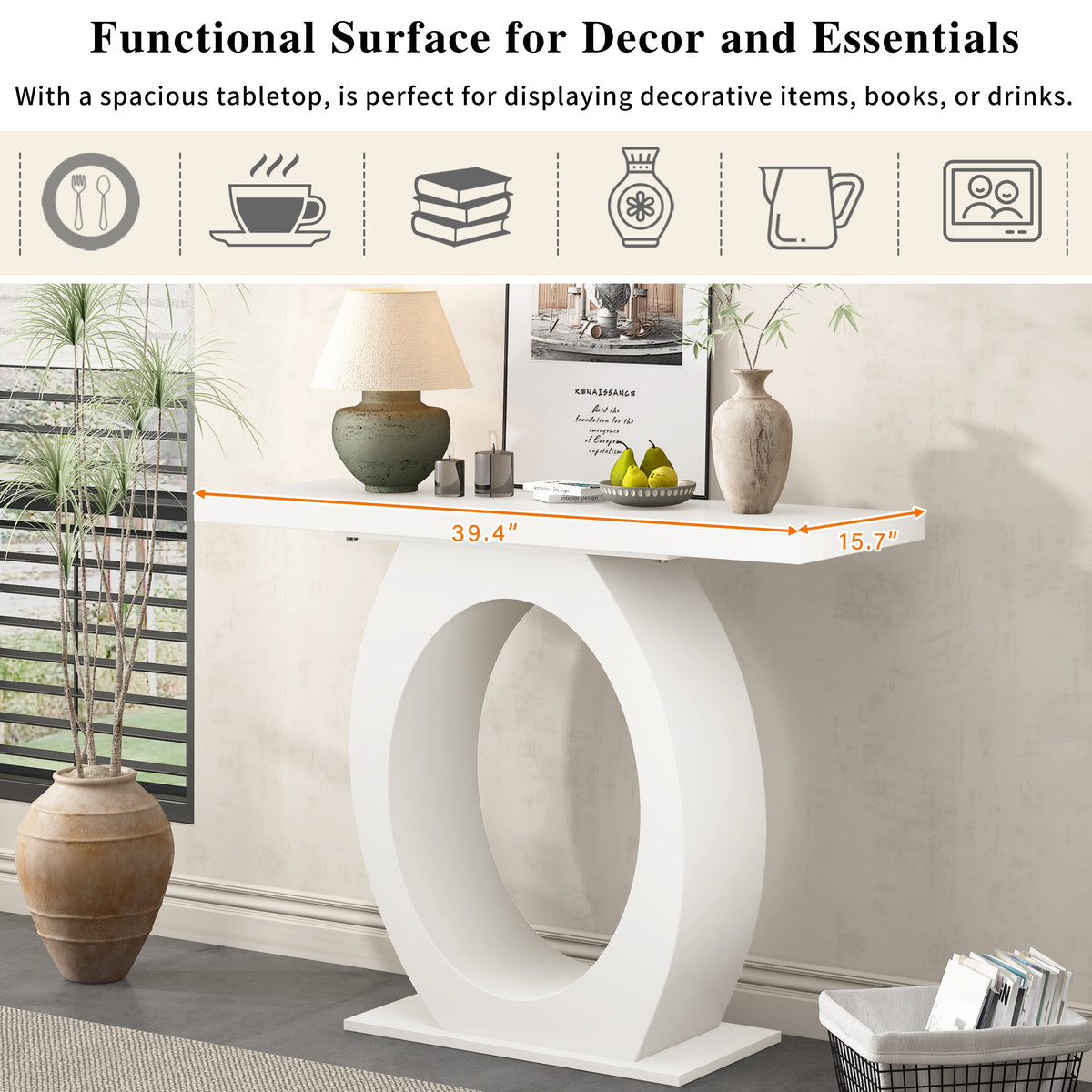 Mirod Stylish Modern Console Table