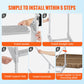 Adjustable Height Dock Ladder - 500 lbs Capacity