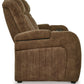 Wolfridge - Power Reclining Sofa With Adj Headrest - Brindle