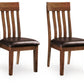 Ralene - Dining UPH Side Chair (Set of 2) - Medium Brown