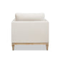 Knox 36" Modern Farmhouse Arm Chair in French Velvet