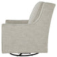 Kambria - Swivel Glider Accent Chair - Fog