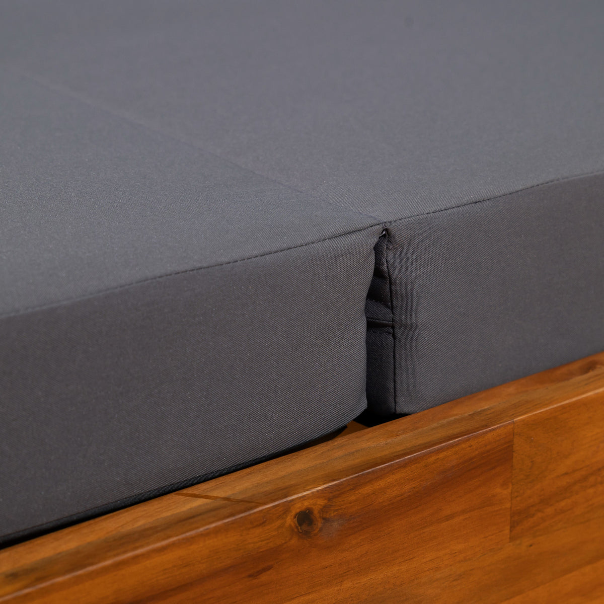 Gray Broadway/Ian Chaise Lounge Cushion (Triple Folds)