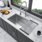 Undermount Kitchen Sink - 32"x18"x9" Stainless Steel
