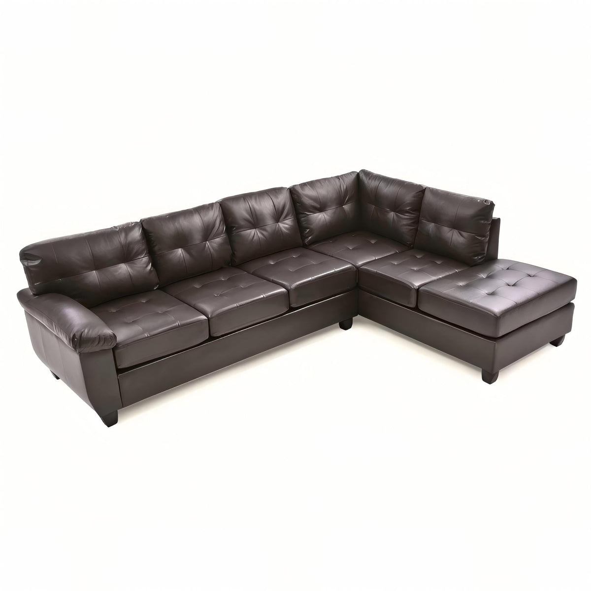 Gallant G905B-SC Sectional Without Ottoman - Cappuccino