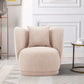 Siri Upholstered Lounge Chair in Wheat
