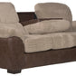 McMahon - Sofa With Drop Down Table - Bark