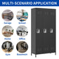 3 Door 72"H Metal Lockers With Lock for Employees