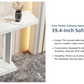 Modern Console Table with Geometric Base