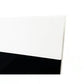 Modern Bedroom 2-Drawer Nightstand, White/Black Lacquer Finish