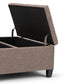 Harrison Coffee Table Storage Ottoman - Fawn