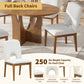 Topmax - 5 Piece Modern Extendable Round Dining Table Set With Removable Leaf For Small Places - view 13