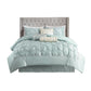 7 Piece Tufted Comforter Set Seafoam King