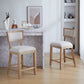 Upholstered Counter Height Bar Stools Set of 2