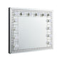 Farai - 28" Accent Mirror - Mirrored & Faux Crystal Diamonds