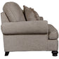 Freemont - Chair And a Half - Pewter
