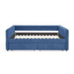 Queen Size Daybed with Two Drawers - Upholstered Tufted Sofa Bed