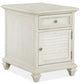 Newport - Chairside End Table - Alabaster