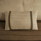 7 PC Faux Suede Comforter Set Natural King
