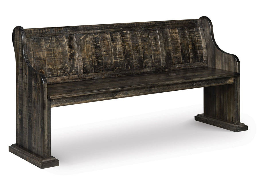 Bellamy - Bench With Back - Peppercorn