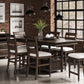 Deep Coffee Counter Height Dining Table