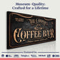 Personalized Coffee Bar Sign V