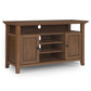 Amherst 54 Inch Wide Solid Wood TV Stand in Rustic