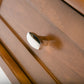 Warm Shaker Solid Wood Transitional End Table in Light Golden