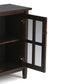 Warm Shaker 32" Wide Solid Wood Low Storage Cabinet in Tobacco