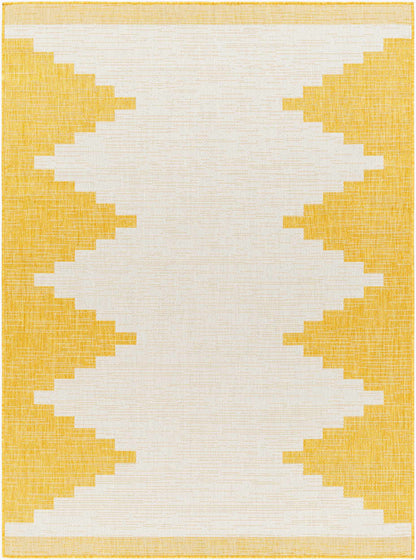 Djugun Yellow Outdoor Rug - Clearance