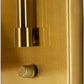 Gabas Gold Iron Rattan Wall Sconces