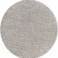 Siari Solid Medium Gray Shag Rug