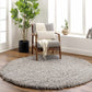 Siari Solid Medium Gray Shag Rug