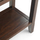 Acadian 60 Inch Wide Solid Wood Console Sofa Table