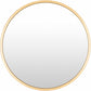 Guindarohan Gold Frame Round Mirror