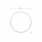 Guindarohan Gold Frame Round Mirror