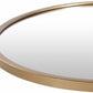 Guindarohan Gold Frame Round Mirror