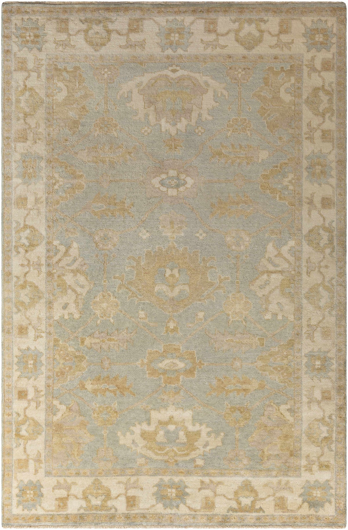 Goodyear 5x8 Mustard Premium Wool Rug - Clearance