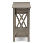 Kitchener 47 Inch Wide Solid Wood Console Sofa Table in Farmhouse