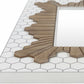 Garner Mosaic Framed Mirror