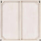 Garnet White Mosaic Starburst Wall Art - Clearance