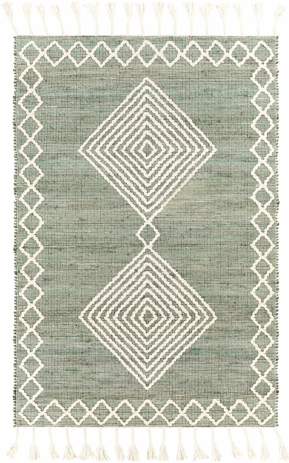 Guiuan Tasseled Jute&Wool Rug - Clearance
