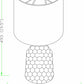 Gulmarrad Textured Ivory Ceramic Table Lamp