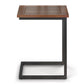 Skyler Wide C Side Table - Dark
