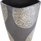 Hearst Terracotta Geometric Black Planter - Clearance