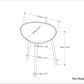 Tanner Metal Side Table