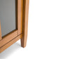 Warm Shaker 32" Wide Solid Wood Low Storage Cabinet in Light Golden