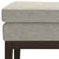 Carlson Small Ottoman Bench in Greige