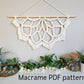 macrame lotus mandala pdf pattern. Digital download